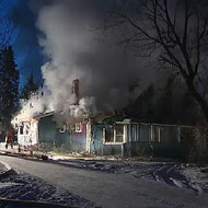 Destroyed by fire - Photo courtesy of CTV News